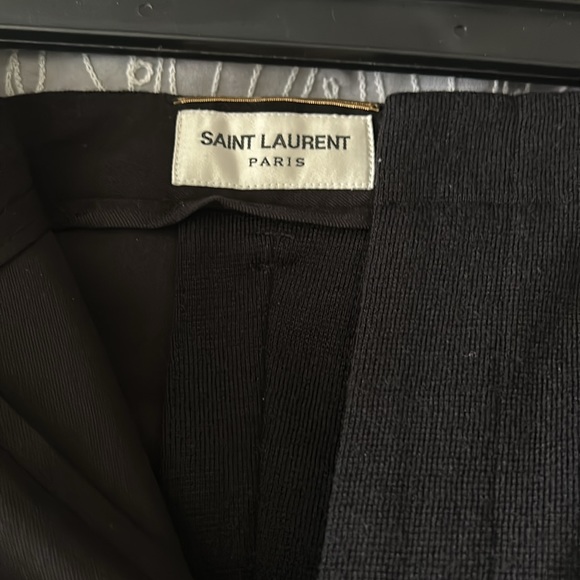 Sale. New Authentic Saint Laurent black wool pants - Picture 8 of 12